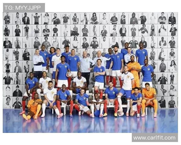 足球明星团队合影展现团结与激情的瞬间